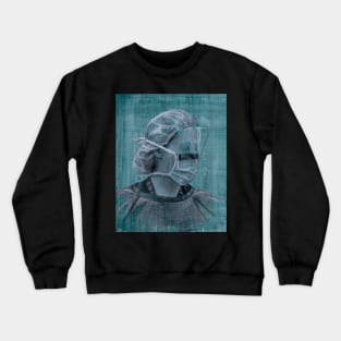 Nurse Karen - Drawing, by Adelaide Artist Avril Thomas - South Australian Artist Crewneck Sweatshirt